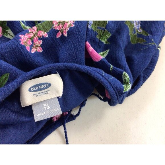 Old Navy Floral Midi Dress Womens XL - Picture 7 of 8